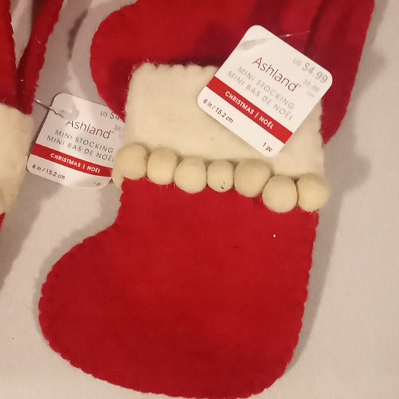 Ashland 6" Christmas Stockings Set -5  NWT - Picture 2 of 2